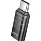 Адаптер Hoco UA36D Type-C to Lightning (M/F) Black - Фото 4