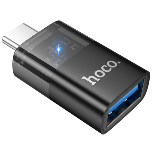 Адаптер Hoco UA36B Type-C to USB Black