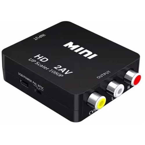 Адаптер Mini HDMI - AV RCA Black