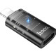 Адаптер Hoco UA36A Lightning to USB Black - Фото 1