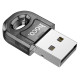 Bluetooth адаптер Hoco UA28 v5.1 Black - Фото 4