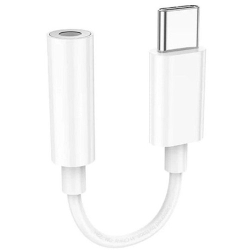 Адаптер Hoco LS35 Fresh Digital Type-C to 3.5 mm audio converter White