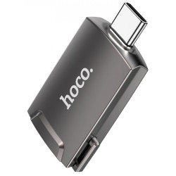 Адаптер Hoco UA19 USB-C to HDTV Metal Gray
