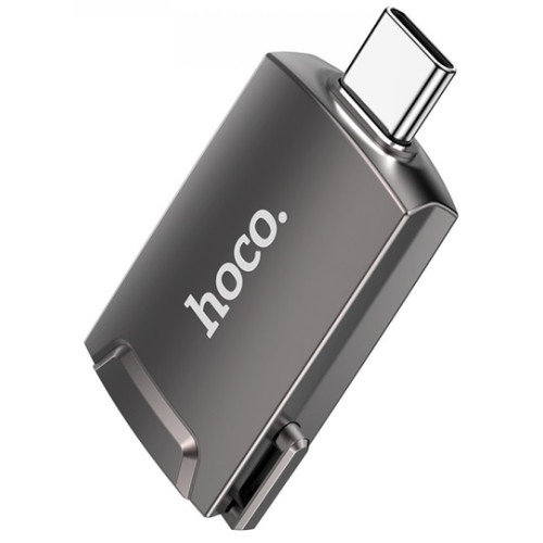 Адаптер Hoco UA19 USB-C to HDTV Metal Gray