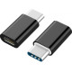 Адаптер Cableexpert Micro USB - Type-C (F/M) Black (A-USB2-CMmF-01) - Фото 1