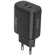 СЗУ Proove Silicone Power 2 30W (Type-C + USB) Black (WCSP23110001) - Фото 1
