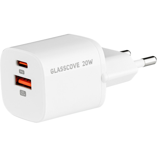 МЗП Glasscove 20W USB+Type-C White (TC-099PQ20)
