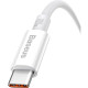 Кабель Baseus Superior Series Fast Charging Data USB to Type-C 100W 1m White (P10320102214-01) - Фото 3
