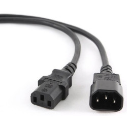Кабель питания Cablexpert PC-189-VDE-5M (С13-С14) VDE 5m Black