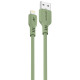 Кабель Proove Flat Out USB to Lightning 2.4A 1m Green (CCRE12001111) - Фото 1
