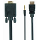 Кабель Cablexpert HDMI-VGA 5м Чорний (A-HDMI-VGA-03-5M) - Фото 2