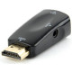 Адаптер Cablexpert HDMI-VGA-3.5мм чорний (AB-HDMI-VGA-02) - Фото 1