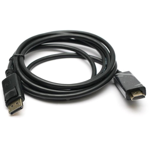 Кабель PowerPlant DisplayPort - HDMI 1.8м Чорний (KD00AS1237)