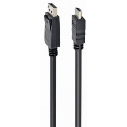 Кабель Cablexpert DisplayPort - HDMI 1м Чорний (CC-DP-HDMI-1M)