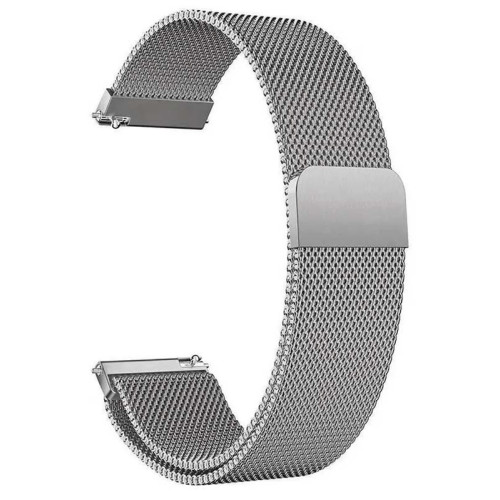 Ремінець Milanese Loop 20 mm Універсальний Silver