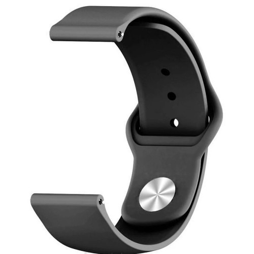 Ремінець Sport Band 20 mm Універсальний Black