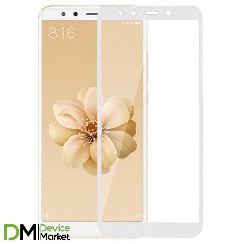 Защитное стекло Xiaomi Mi A2 (Mi6X) White