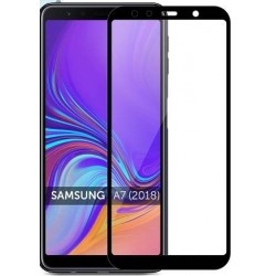 Захисне скло Samsung A7 2018 (A750) Black