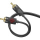 Кабель Hoco UPA29 2RCA to 2RCA 1m Black - Фото 1