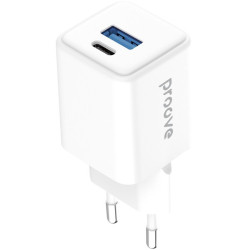 СЗУ Proove Pocket GaN 30W (Type-C + USB) White (WCPG30110002)