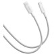 Кабель Xiaomi Braided Type-C to Type-C 6A 2m White (BHR087AGL) - Фото 3