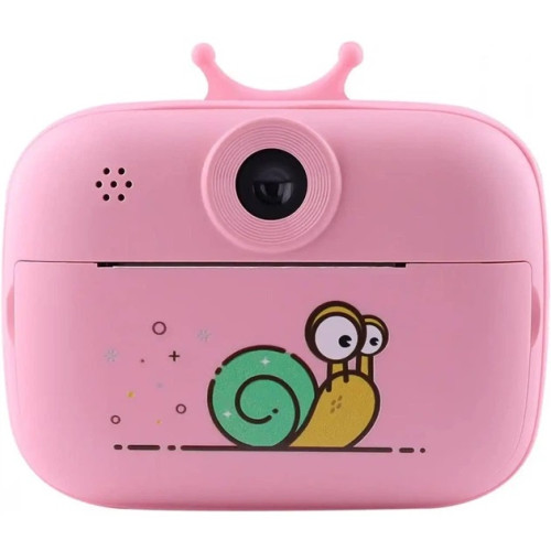 Детская фотокамера SnailSnap с моментальной печатью Pink