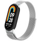 Ремешок ArmorStandart Milanese Magnetic для Xiaomi Smart Band 10/9/8 Silver (ARM86892) - Фото 1