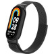 Ремешок ArmorStandart Milanese Magnetic для Xiaomi Smart Band 10/9/8 Black (ARM86890) - Фото 1