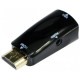 Кабель Cablexpert HDMI-VGA V 1.4 (M/F) чорний (A-HDMI-VGA-02) - Фото 1