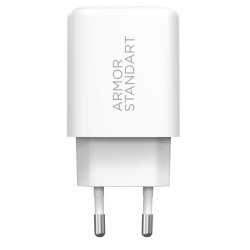 СЗУ ArmorStandart Poweraze 25W GaN Type-C + USB-A White (ARM87067)