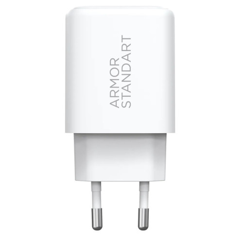 СЗУ ArmorStandart Poweraze 25W GaN Type-C + USB-A White (ARM87067)