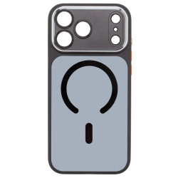 Чохол ArmorStandart Unit-C MagCase SE для Apple iPhone 17 Pro Max Black Orange (ARM86322)