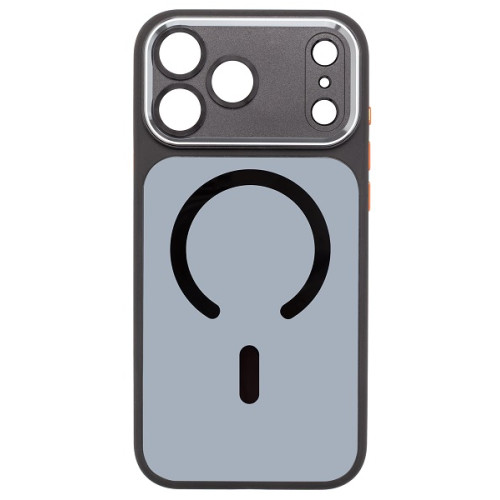 Чохол ArmorStandart Unit-C MagCase SE для Apple iPhone 17 Pro Max Black Orange (ARM86322)
