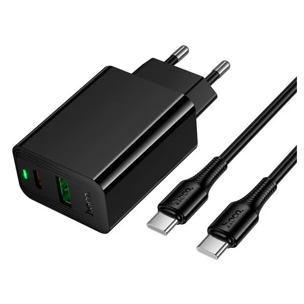 Мережевий зарядний пристрій Hoco CS94A 20W Black
