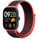 Ремешок нейлоновый ArmorStandart для Xiaomi Band 9 Pro/8 Pro/Redmi Watch 4/5 Black/Pink (ARM73979) - Фото 1