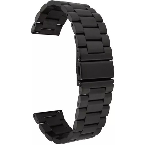 Ремінець Rolex 3 Bead 20 mm Універсальний Black