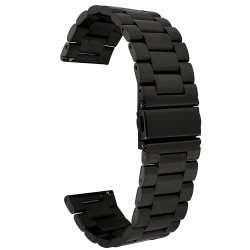 Ремешок Rolex 3 Bead 22 mm Универсальний Black