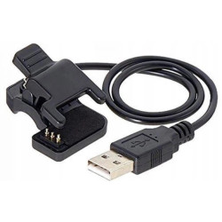 Зарядний кабель для смарт-годинників 3-pin Clip Black