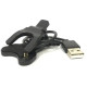 Зарядный кабель для смарт-часов 2-pin Clip Black