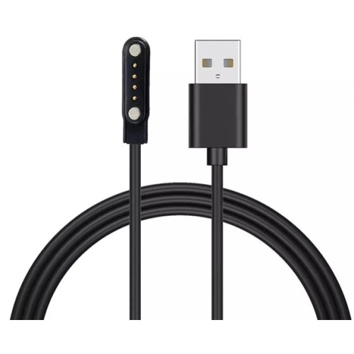 Зарядный кабель для смарт-часов 4-pin 9.0mm Black