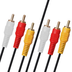 Кабель AV to RCA, ATV 1.5m Black