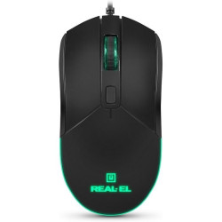 Мишка REAL-EL RM-515 USB Black (EL123200059)