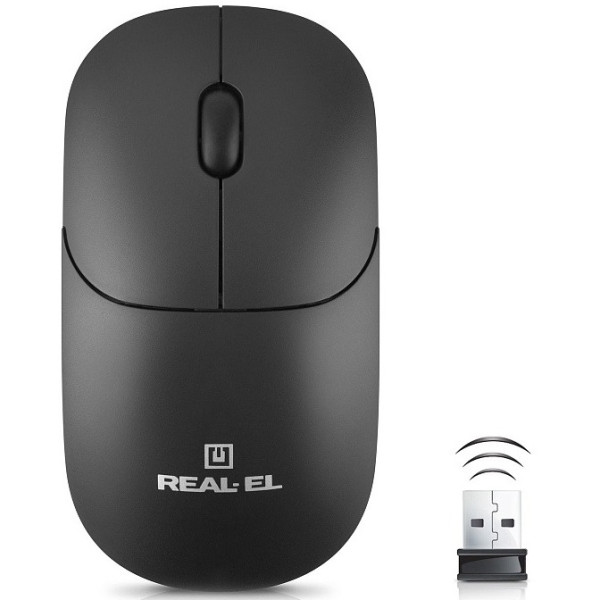Мишка REAL-EL RM-311 Wireless Black (EL123200041)