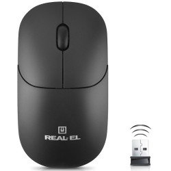 Мишка REAL-EL RM-311 Wireless Black (EL123200041)