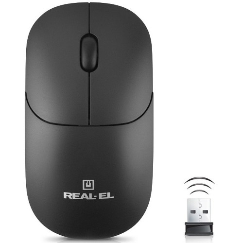 Мишка REAL-EL RM-311 Wireless Black (EL123200041)