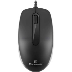Мышка REAL-EL RM-215 USB Black (EL123200037)