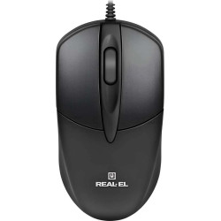 Мышка REAL-EL RM-214 USB Black (EL123200039)