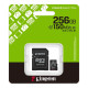 Карта памяти Kingston microSDXC 256GB Canvas Select Plus UHS-I R150MBs + SD-адаптер (SDCS3/256GB) - Фото 3