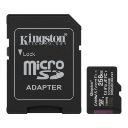 Карта памяти Kingston microSDXC 256GB Canvas Select Plus UHS-I R150MBs + SD-адаптер (SDCS3/256GB)