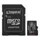 Карта памяти Kingston microSDXC 256GB Canvas Select Plus UHS-I R150MBs + SD-адаптер (SDCS3/256GB)